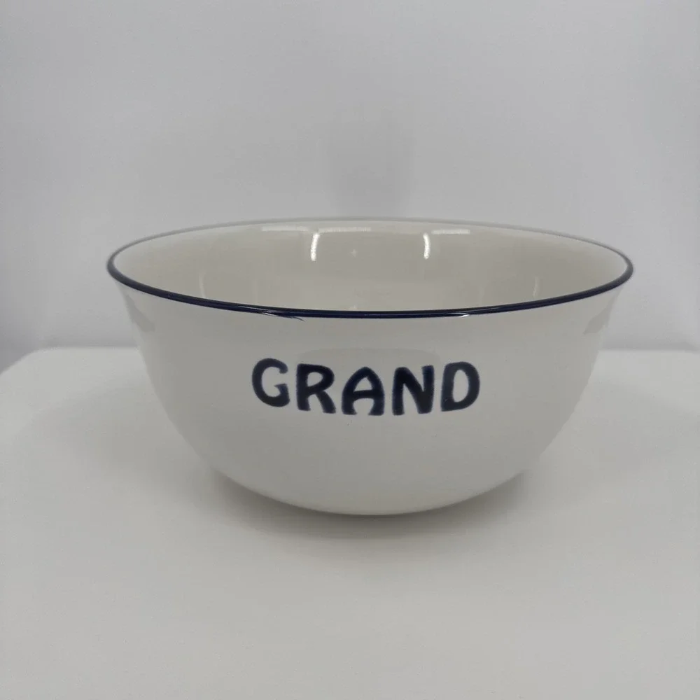Williams Sonoma Bistro Francais Mixing Bowl GRAND‎ Bake Cooking Wear French